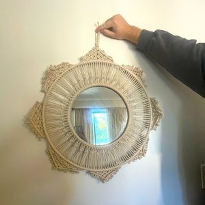 BOHO mirror— rope style